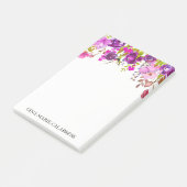 Violet Floral Draped Wreated Waterverf Notes (Schuin)