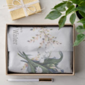  Violet Floral en ephemera-ontvlechtingspapier Tissuepapier (Geschenk)