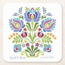 Violet Floral Hongaarse designversie