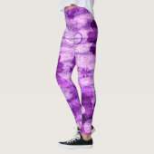 Violet Floral Leggings (Links)