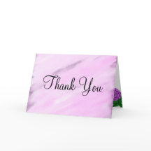 Violet Floral Waterverf Wedding