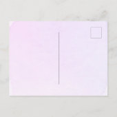 Violet florals boog paarse bruiloft uitnodiging briefkaart (Achterkant)