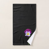 Violet Flower bat Bad Handdoek (Handdoek)