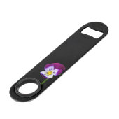 Violet Flower bocna Speed Flessenopener (Voorkant Gekanteld)
