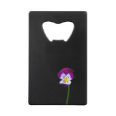 Violet Flower bocnm Creditkaart Flessenopener (Achterkant)