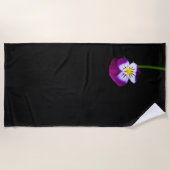 Violet Flower btcnm Strandlaken (Voorkant)