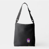 Violet Flower cbbcnm Crossbody Tas (Voorkant)