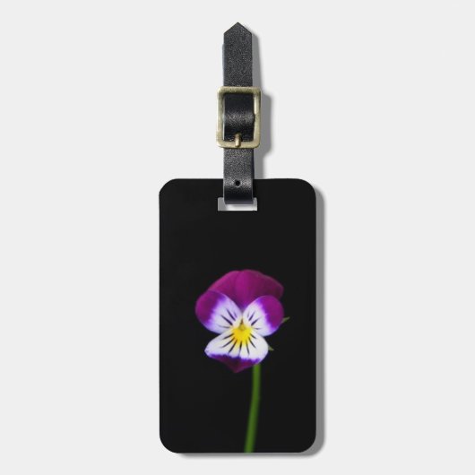 Violet Flower cd ltcnm Bagagelabel (Voorkant verticaal)