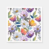 Violet Flower Coaster Servet (Voorkant)