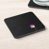 Violet Flower coastercn Beverage Coaster Bier Onderzetter (Linkerzijde)