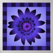 Violet FLower-illustratie - Posters (Voorkant)