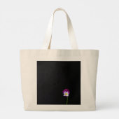 Violet Flower jtcna Grote Tote Bag (Achterkant)