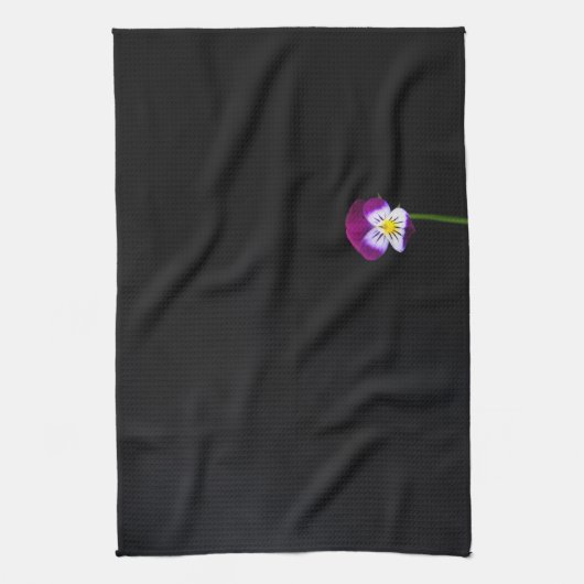 Violet Flower ktcna Theedoek (Verticaal)