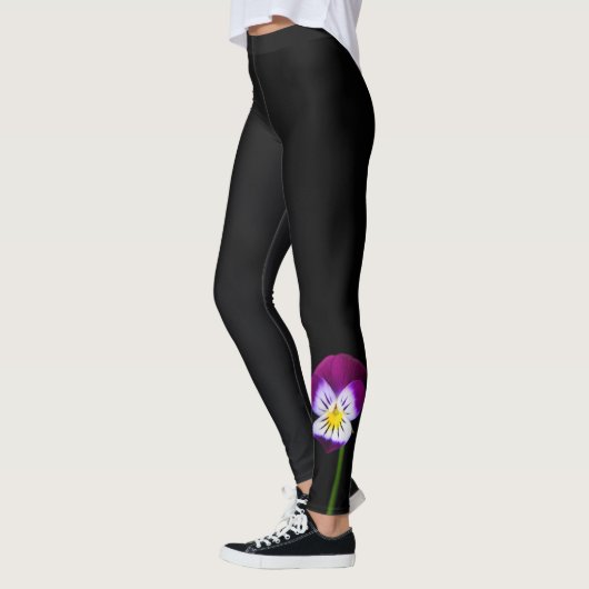 Violet Flower lecnum Leggings (Links)