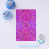 Violet Flower Mandala Flyer (Enkel)
