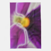 Violet Flower, Paars White Theedoek (Verticaal)