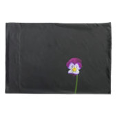 Violet Flower pccna Kussensloop (Achterkant)