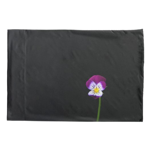 Violet Flower pccna Kussensloop (Achterkant)