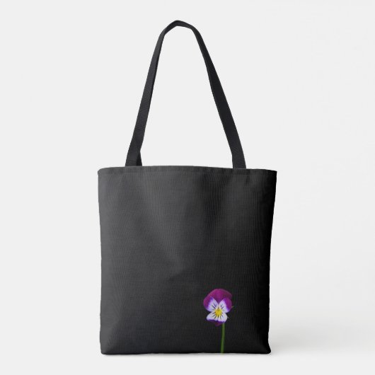 Violet Flower stcna Tote Bag (Achterkant)