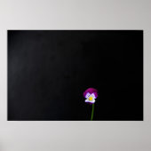 Violet Flower Warm Poster (Voorkant)