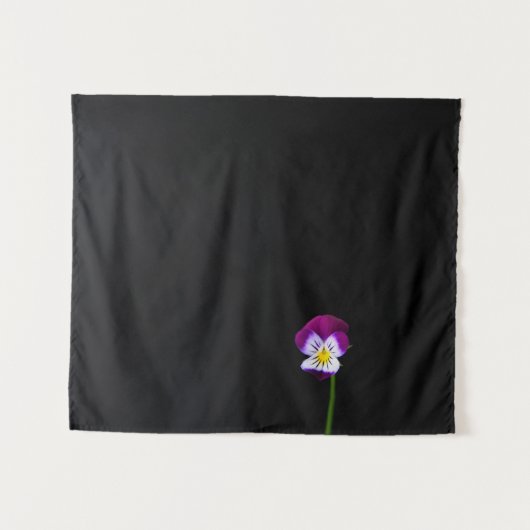 Violet Flower wtcnm Wandkleed (Voorkant (horizontaal))