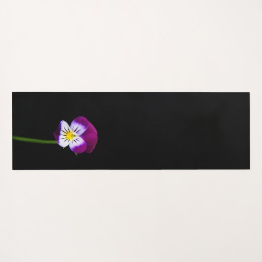 Violet Flower ymcnm Yogamat (Achterkant (horizontaal))