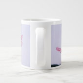 Violet Flowers 20 oz Jumbo Mok - Bowl (Achterkant)