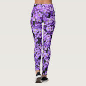 Violet Flowers 3 Leggings (Achterkant)