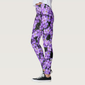 Violet Flowers 3 Leggings (Links)