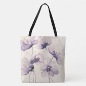 Violet Flowers All-Over-Print Tas (Voorkant)