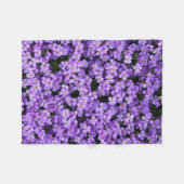 Violet Flowers Baby Fleece Blanket Violet Deken (Voorkant (Horizontaal))