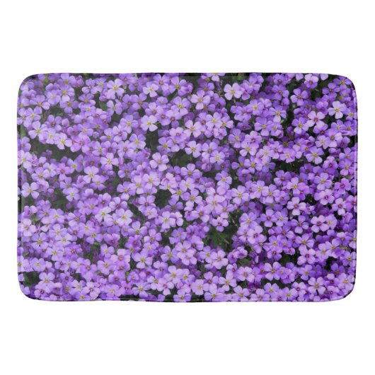 Violet Flowers - Badmat (Voorkant)