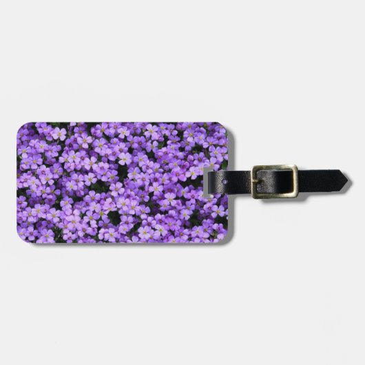 Violet Flowers Bagagelabel Mooie Viooltjes (Voorkant horizontaal)