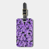 Violet Flowers Bagagelabel Mooie Viooltjes (Voorkant verticaal)