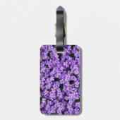 Violet Flowers Bagagelabel Mooie Viooltjes (Achterkant verticaal)