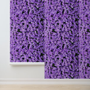 Violet Flowers Behang