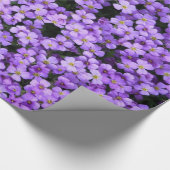 Violet Flowers Cadeaupapier (Hoek)