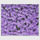 Violet Flowers Cadeaupapier (Vlak)