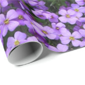 Violet Flowers Cadeaupapier (Rol Hoek)