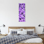 Violet Flowers Canvas Violet Spring Afdruk (Insitu (Slaapkamer))