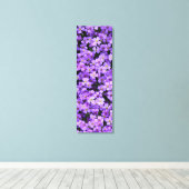 Violet Flowers Canvas Violet Spring Afdruk (Insitu (Houten vloer))