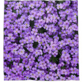 Violet Flowers Douchegordijn (Voorkant)