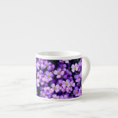 Violet Flowers Espresso Cup Kop (Voorkant rechts)