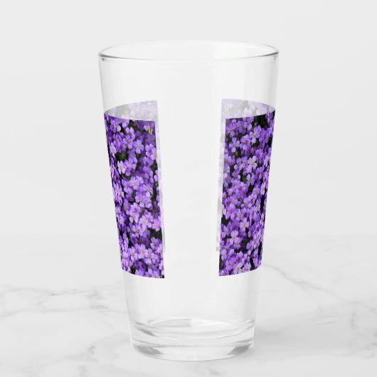 Violet Flowers Glas (Links)