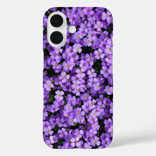 Violet Flowers iPhone Case (Achterkant)