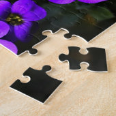 Violet Flowers Jigzaag Puzzle Spring Legpuzzel (Zijkant)