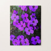 Violet Flowers Jigzaag Puzzle Spring Legpuzzel (Verticaal)