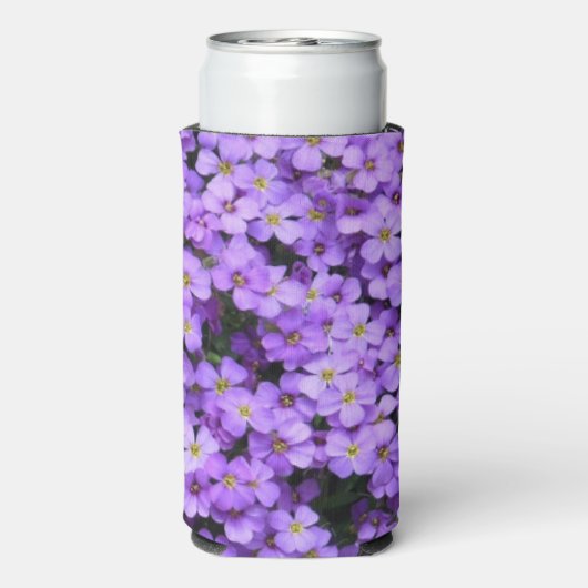 Violet Flowers Koelbox Seltzer Blikjeskoeler (Seltzer Achterkant)