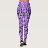 Violet Flowers Leggings Viooltjes (Achterkant)