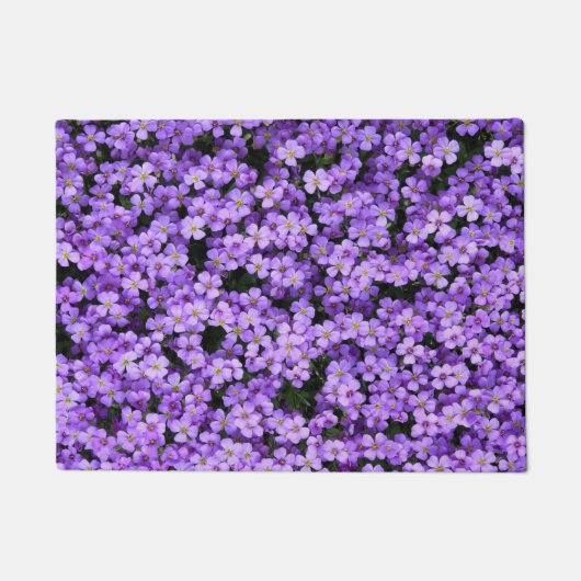 Violet Flowers - Lente Deurmat (Voorkant)